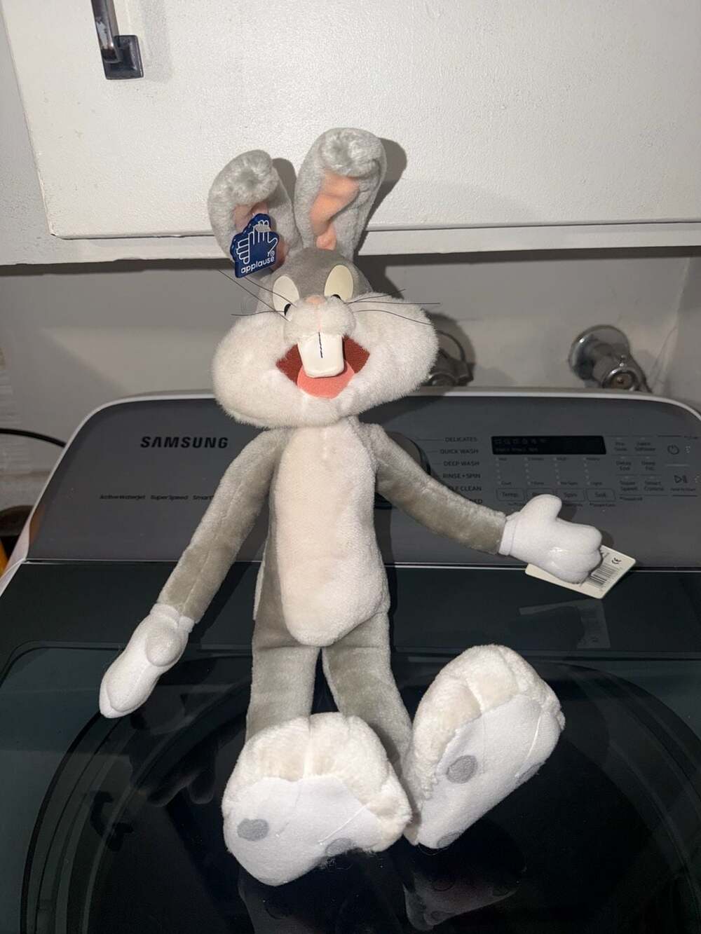 Vintage Applause Looney Tunes Bugs Bunny Plush Stuffed Animal